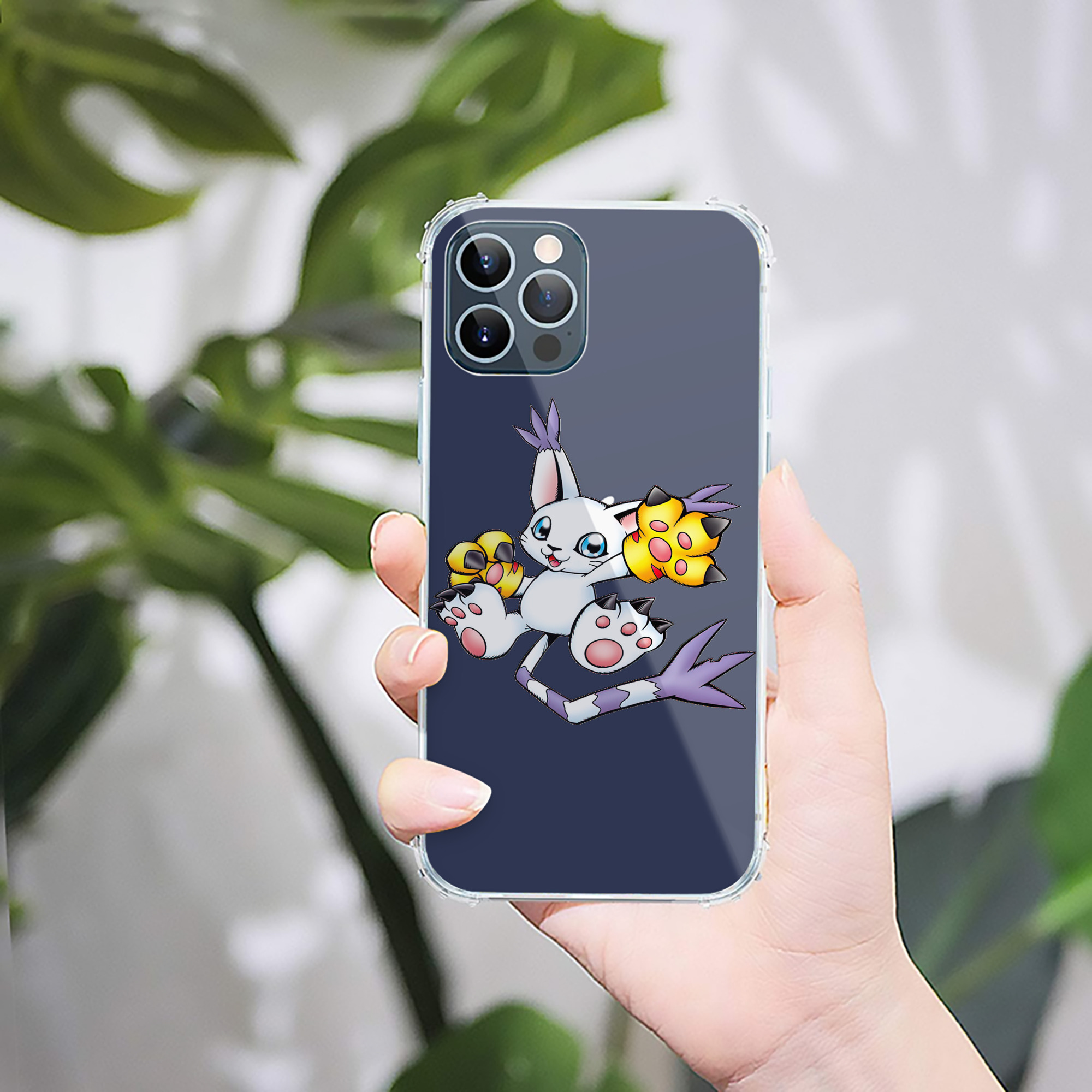（画像用） Digimon デジタルモンスター/デジモン 【iPhone 12シリーズ対応】透明スマホケース（クリアソフトケース）